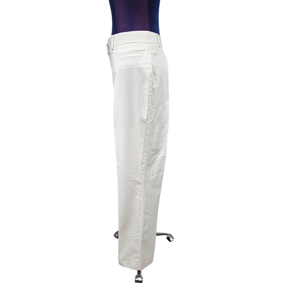 346 Brooks Brothers Natalie Fit White Boot Cut Trouser Pants Size 16 Women's T18 - Picture 6 of 13